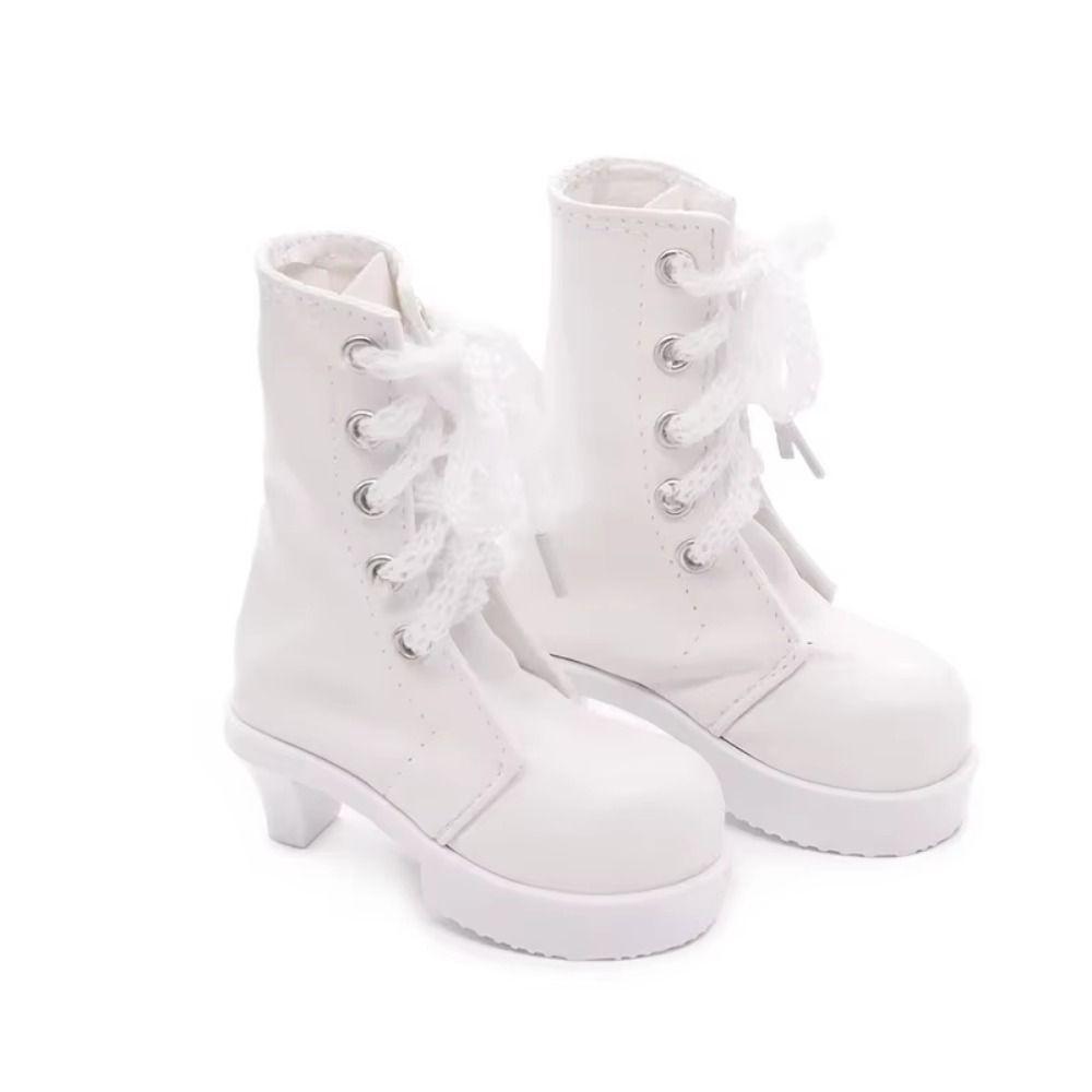 Retro Brown Doll Boots Casual Wearing Doll Long Boots Fashion 60cm Doll Shoes  DIY Toy