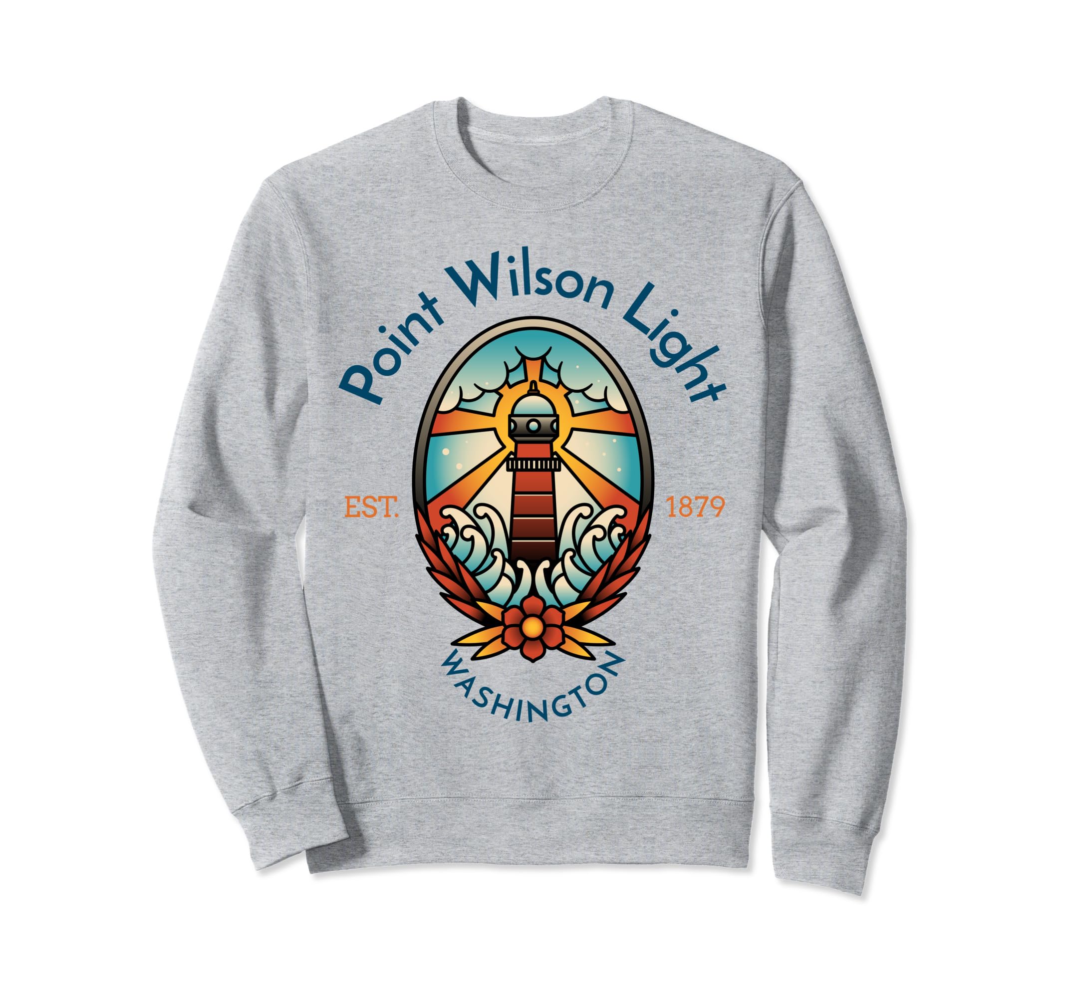 

Point Wilson Lighthouse Washington Sweatshirt