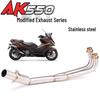 KYMCO AK550 Scorpion Carbon Fiber Exhaust Pipe for Modified Scooter
