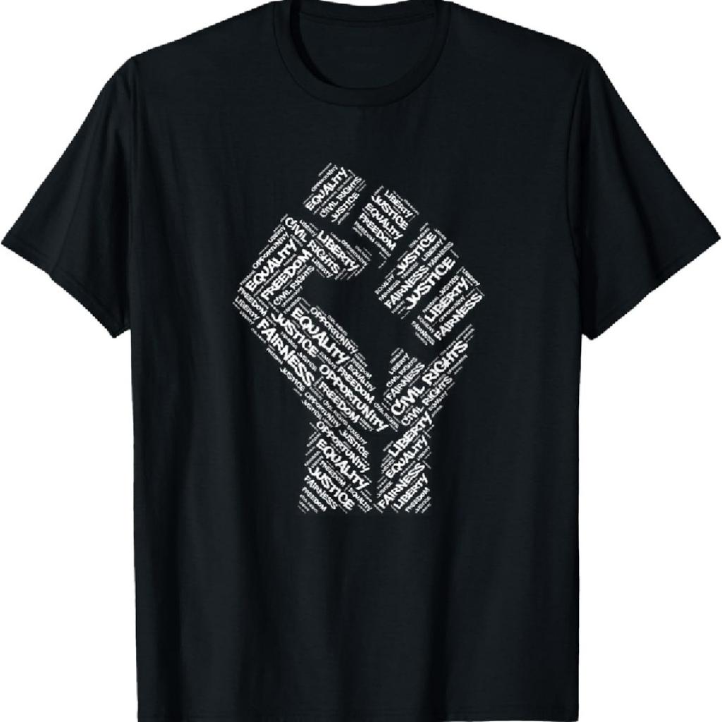 Civil Rights Black Power Fist March For Justice T Shirt T-Shirt