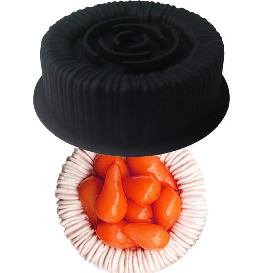 Silikonová forma na dort Nepřilnavá Opakovaně použitelná Forma na pečení na čokoládu Želé Puding Bonbóny Dezert Flexibilní Domácí Kuchyně Cukrárna Nádobí