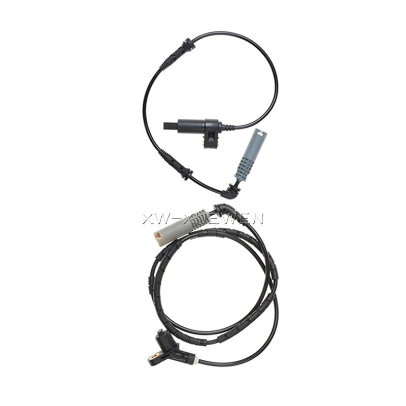 2PCS Front and Rear ABS Wheel Speed Sensor 34521164651 34521164652 34521165609 34521164370 For BMW E46 330Ci M54306S3