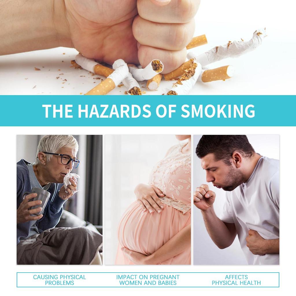 30 stk Røykesluttplaster Helseplaster Assistert Røykekontroll Helseplaster Si Farvel til Sigaretter Nikotinerstatning Plante Dufter