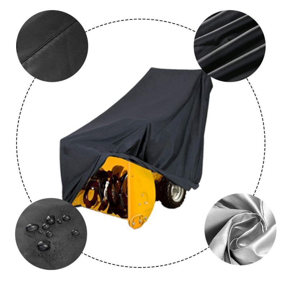 Waterproof Snow Blower Cover with Oxford Fabric Windproof Design and Full Weather Protection for Snow Throwers
