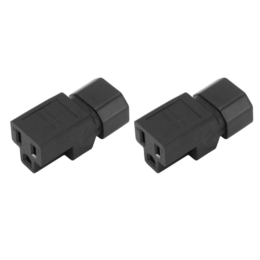IEC320 C14 Male to for Nema 5 15R Female Power Adapter for Lamp Speaker Display Printer Camera 10A