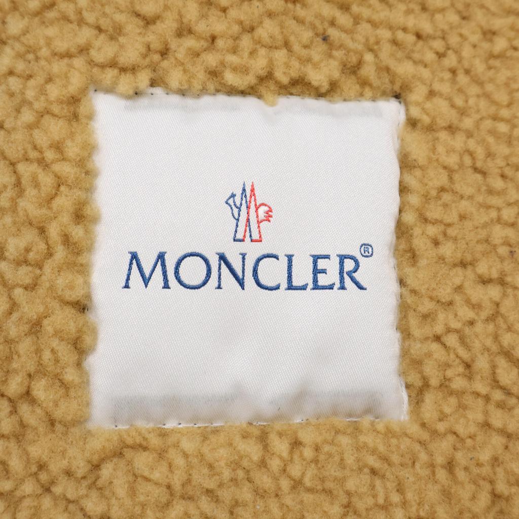 MONCLER REALMONT Boa Mouton/Down Switching Jacket 6 BrownUsed