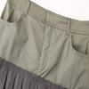 Fashion Style 2024 Spring New Arrival Women's Stylish High Waist Stitching Wide Pleated Mini Skirt Skirt 4661403