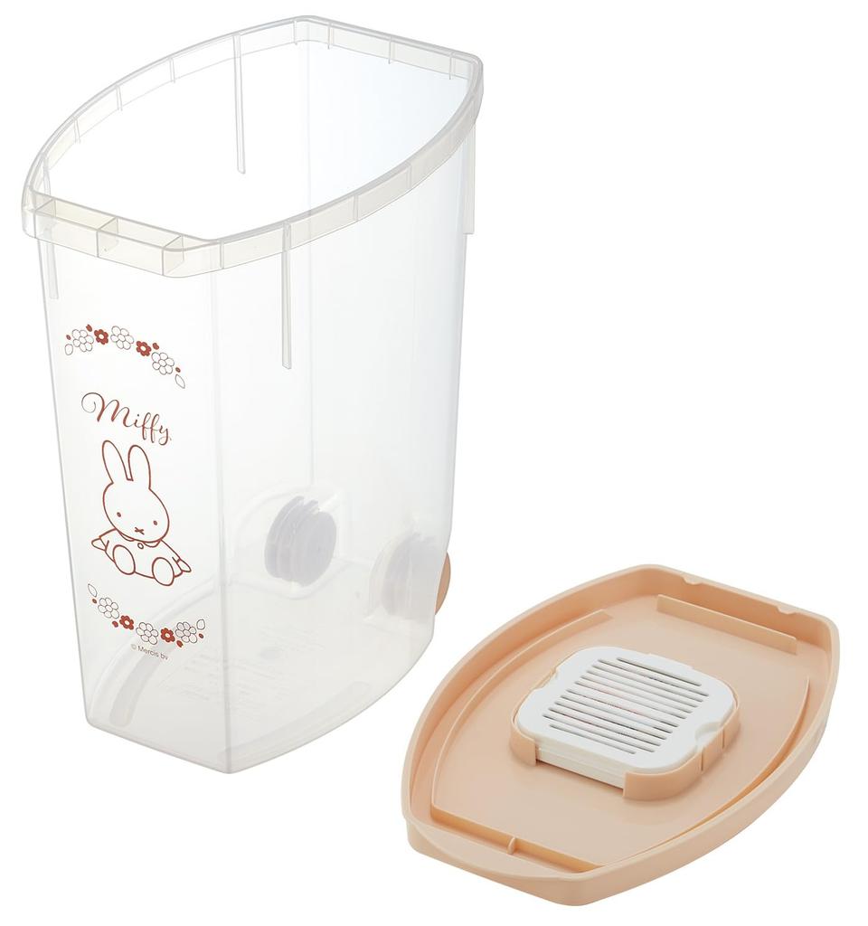 Skater Rice Stores In Includes Measuring Miffy Insect-Resistant Container, Bag, Cup, Casters, 5kg, DRF5-A