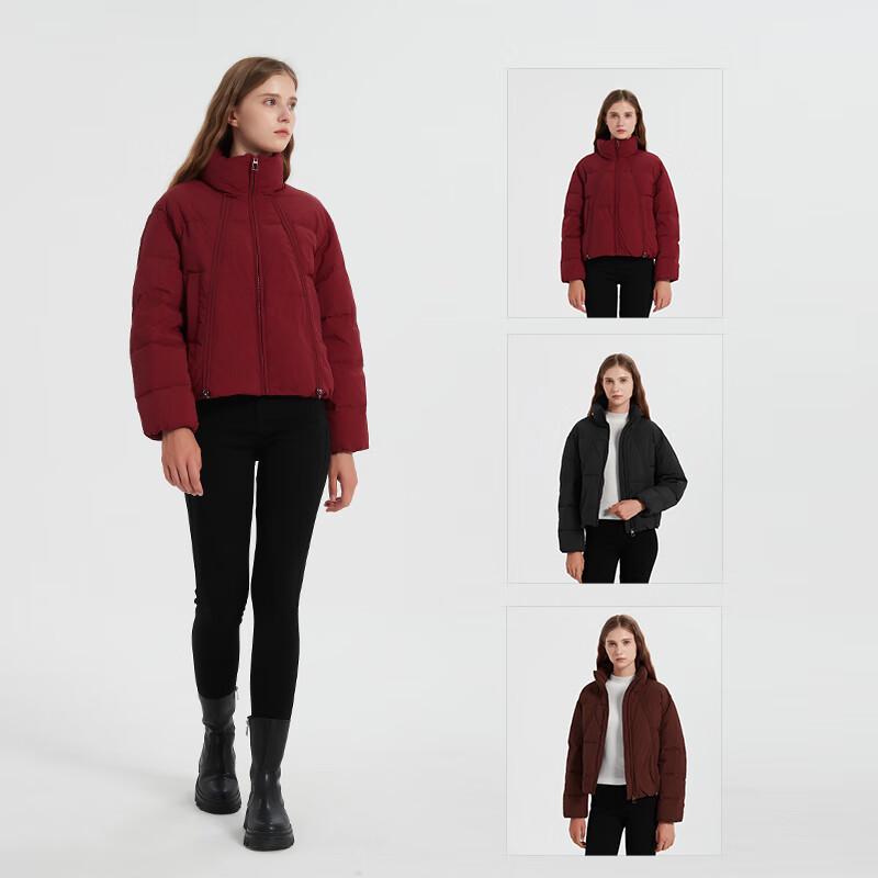 Yalu Women's Winter Stand Collar Short Down Jacket