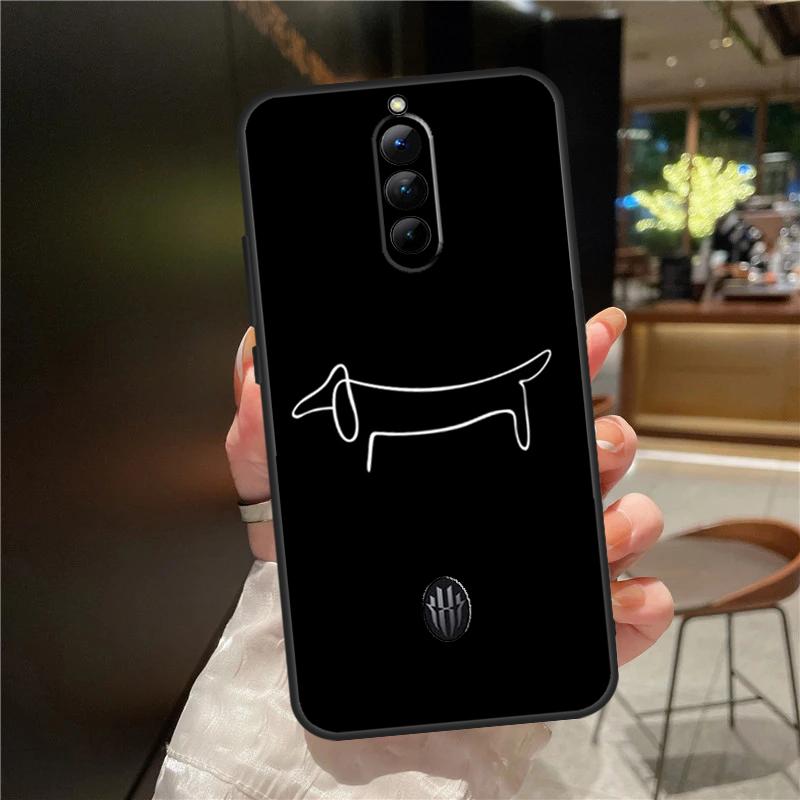 

Sausage Dog Dachshund Quotes Case For ZTE Nubia Red Magic 11 10 8 8S 9 9S 10S Pro Plus 6 7 6S 7S For RedMagic 10 Air Cover Red Magic 6R