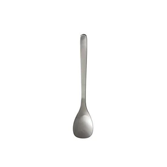 Yanagi Sori Curry Spoon 183mm Tsubame Sanjo 18-8 Stainless Steel Smooth Mouthfeel Gently Curved Easy Fit Dishes Scoop Rice Deep Plate Design