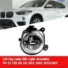 1Pair Front Bumper LED Fog Lamp DRL Light Assembly For BMW X2 F39 20I 25I 25Ix 20Dx 2018- 63177444805 63177444806-A87Q