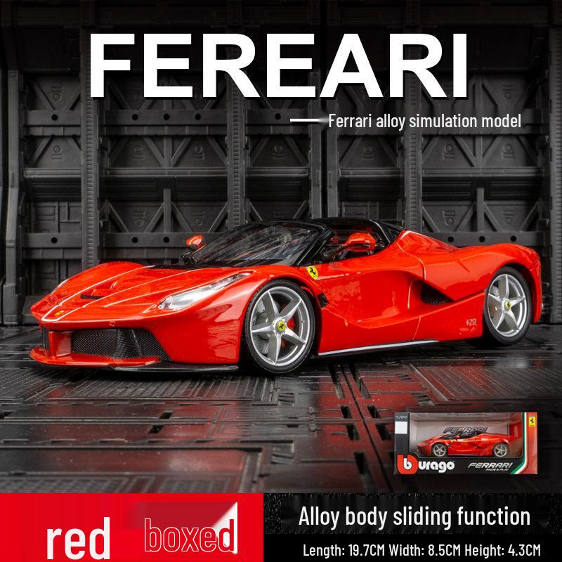 

Ббураго 1:18 Ferrari LaFerrari Кабриолет Сплав Модель Автомобиля Украшение Коллекция