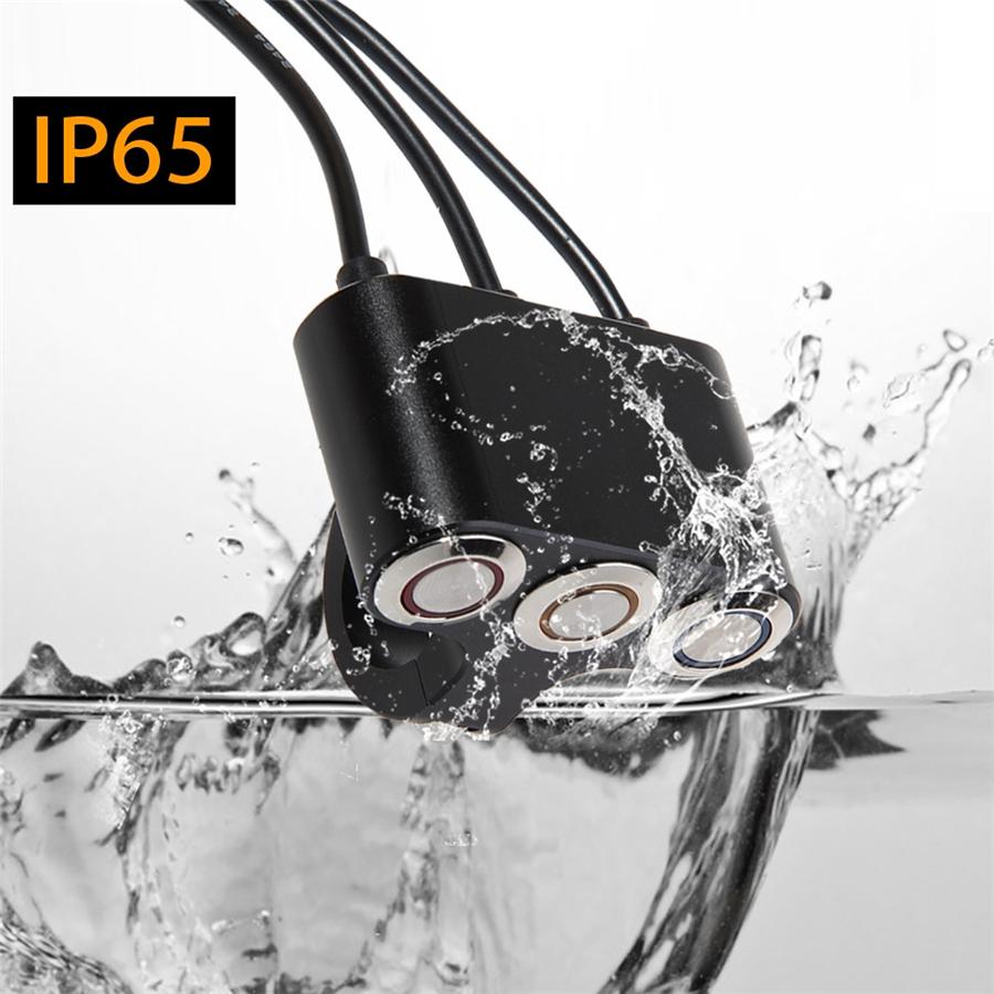 CNC 1 INCH Motorcycle Handlebar Switch Self-reset &-Latch for LED Fog Light Horn