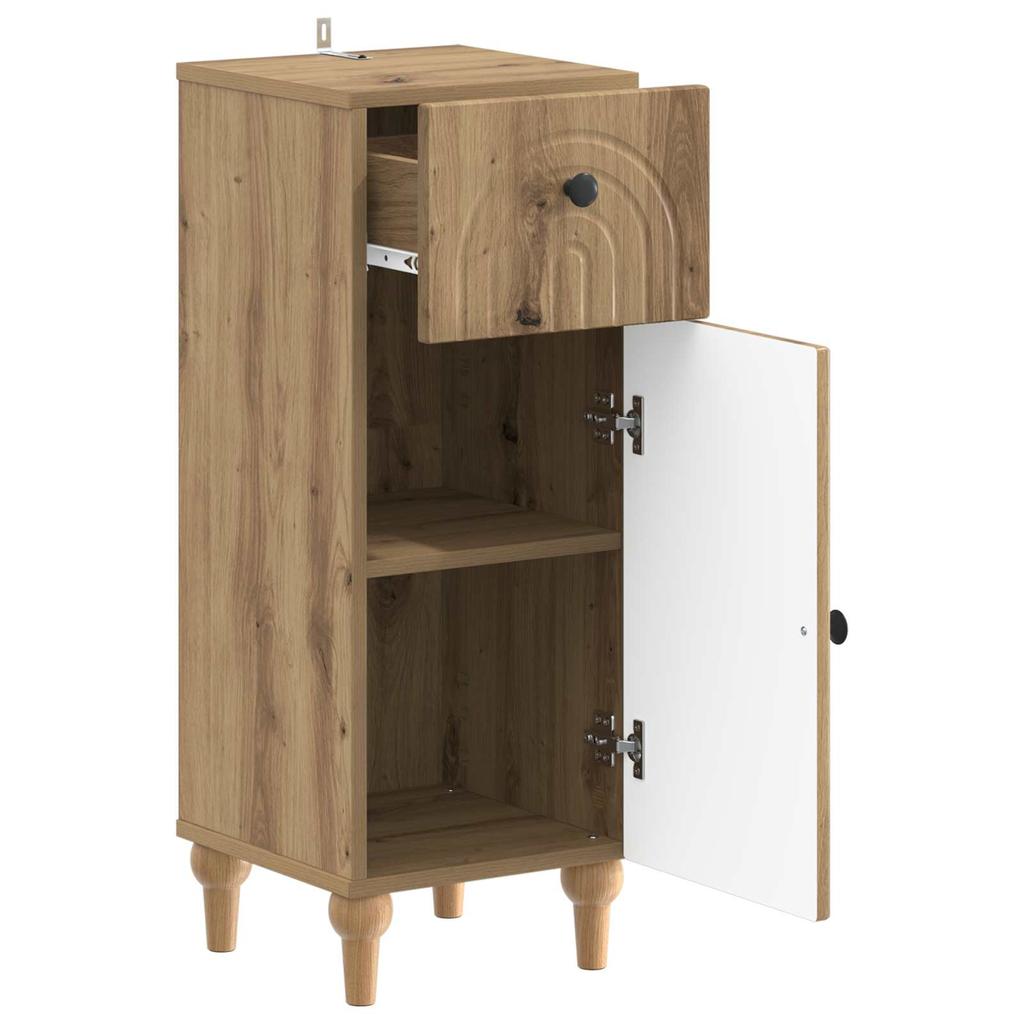 Bathroom Storage Cabinet ALKMAAR Artisan Oak