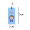 Blank Flash Cards Bookmark Paper Study ,with Binder Rings, DIY Greeting Card Memo Scratch Pads