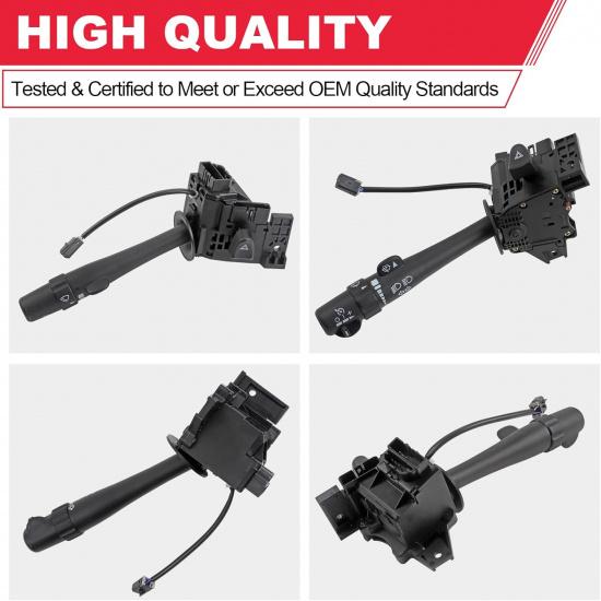 Multifunction Turn Signal Switch Fits For 2002-2009 Chevy Silverado Tahoe GMC Envoy Sierra Yukon Buick Replaces# 12450067 D6299A SW3792 CBS1149