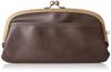 LAFIEL Dark Brown Clasp Wallet 003171200 Women's