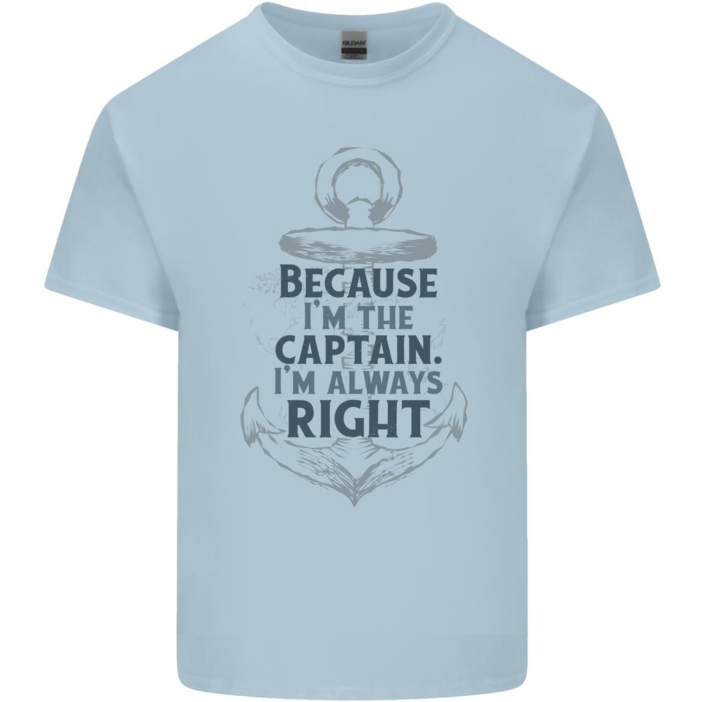 Sailing Captain Narrow Boat Barge Sailor Unisexs Light Cotton TShirt