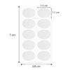 Solitude 80 Pcs Invisible Ear Lobe Support Patches for Earrings & Big Jhumkas Earlobe Tapes & Stickers Transparent Earring Supporter for Girls &