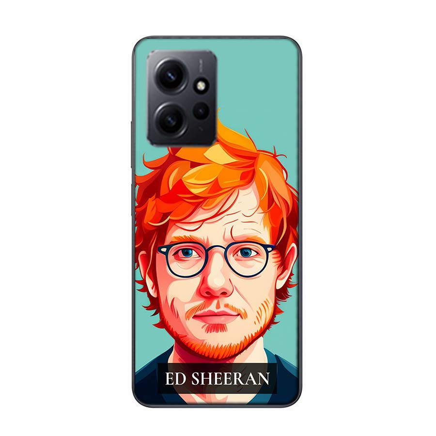 Ed sheeran Singer Phone Case For Redmi 12 13C 12C 15C 9 10 10C Note 13 Pro Plus 14 15 Pro 9T 9C 9A TPU Soft Cover Clear Cell Cas