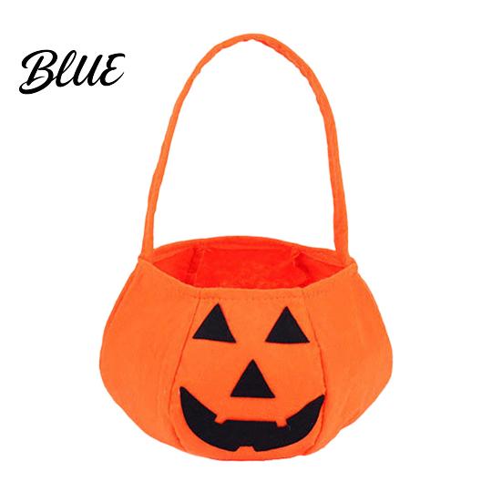 Reusable Pumpkin Candy Holders Halloween Felt Bag Ghost Skull Cat Owl Tote for Lightweight Trick or Treat Pails Kids Non Woven Handbag Party Favor