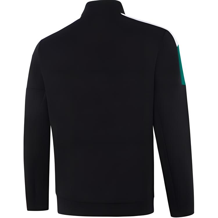 Li Ning Fashion Fitness Stand Collar Long Sleeve Hoodie Men Hoodies Black AWDUA73-2