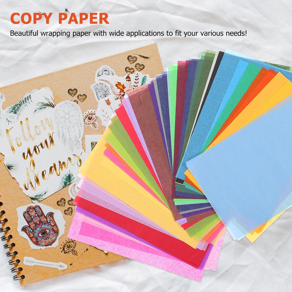 132 Sheets Colored Pear Paper Beautiful Gift Wrapping Craft Projects Scrapbooking Premium Material Use Decorative