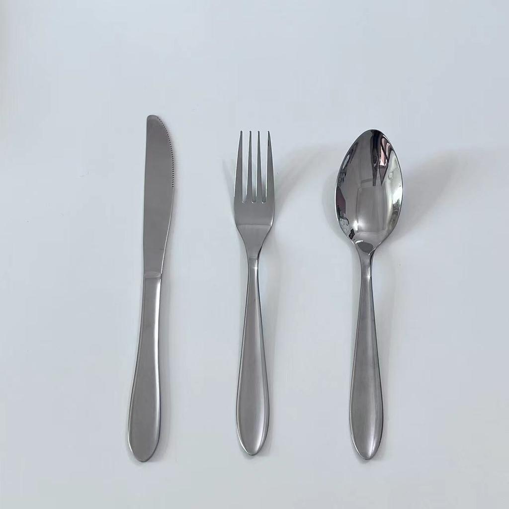 Knives, Forks and Spoons Stainless Steel Tableware Set Western Food Steak Knives, Forks and Spoons Gift Box Set