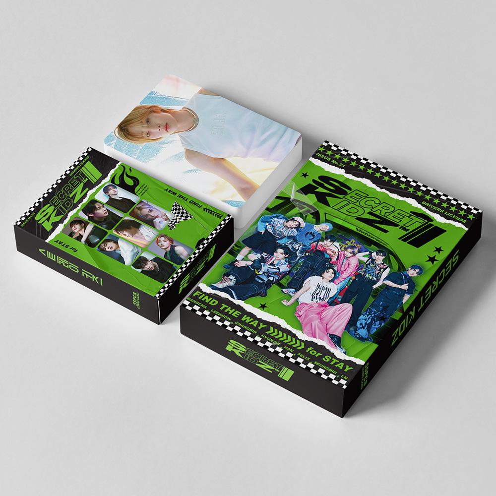 Straykids 55Pcs Lomo Cards Secret Kidz Series Lomo Cards Skzoo Kpop Korean Wave Poster Cards Diy Collection Cards