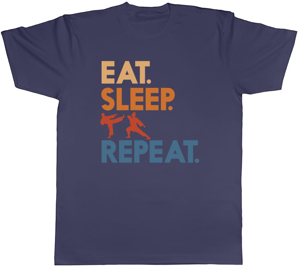 Eat Sleep Martial Arts Unisexs TShirt Karate Taekwondo Kung Fu Tee Gift