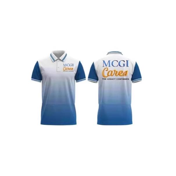 Camisa Polo Azul para Trabalhadores de Esportes e Lazer 2026 Impressão 3D Confortável Respirável Secagem Rápida Manga Curta Top Camisa Polo