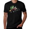 Trex On A Monster Truck Tshirt Casual Loose Fit Short Sleeve Tshirt