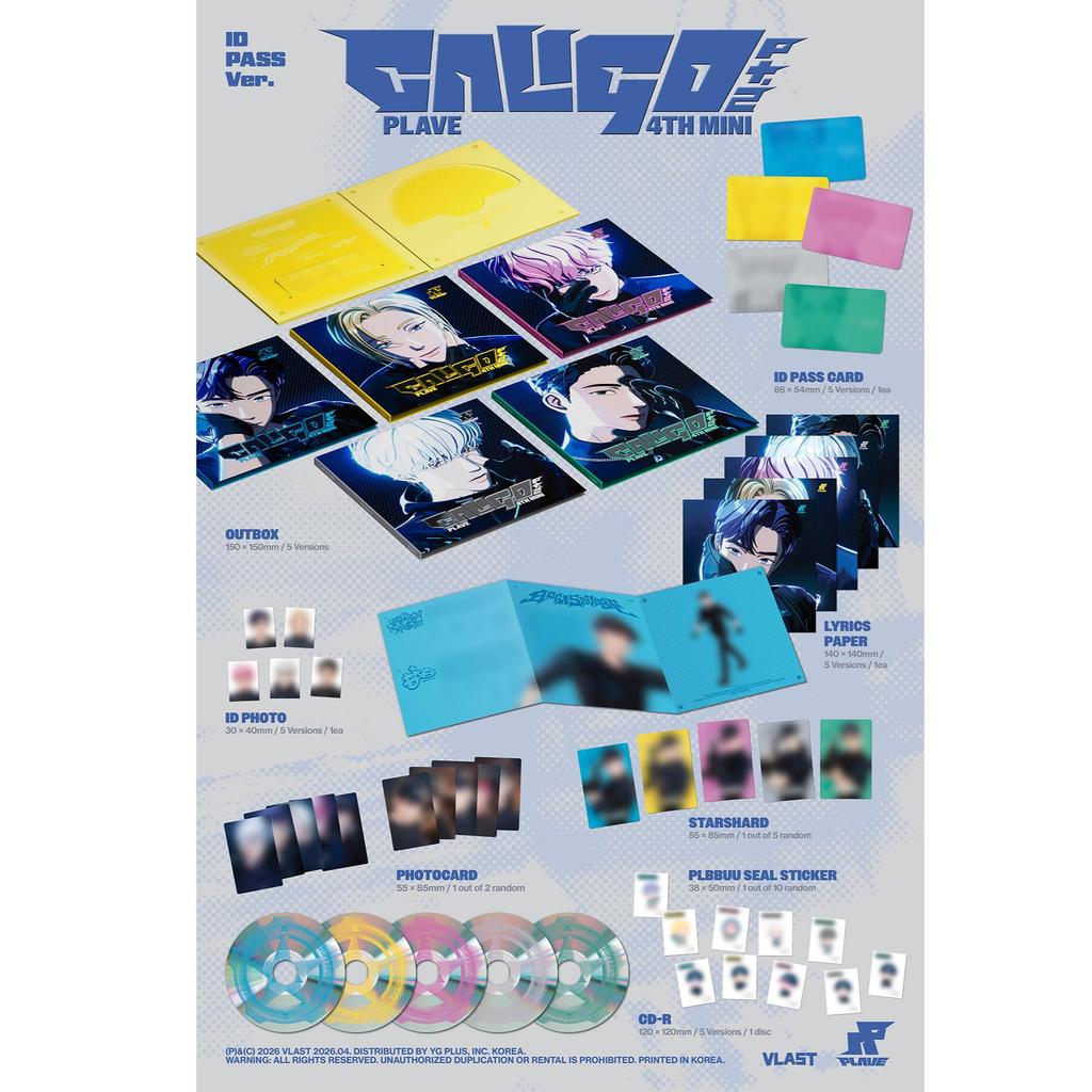 PLAVE [Caligo Pt.2] 4th Mini Album (ID PASS Ver.)