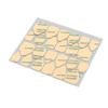 50 Sheets Nail Adhesive Tabs Double Side Nail Glue Sticker Resin Water Reistant Nail Glue Sticker for Home Nail Salon