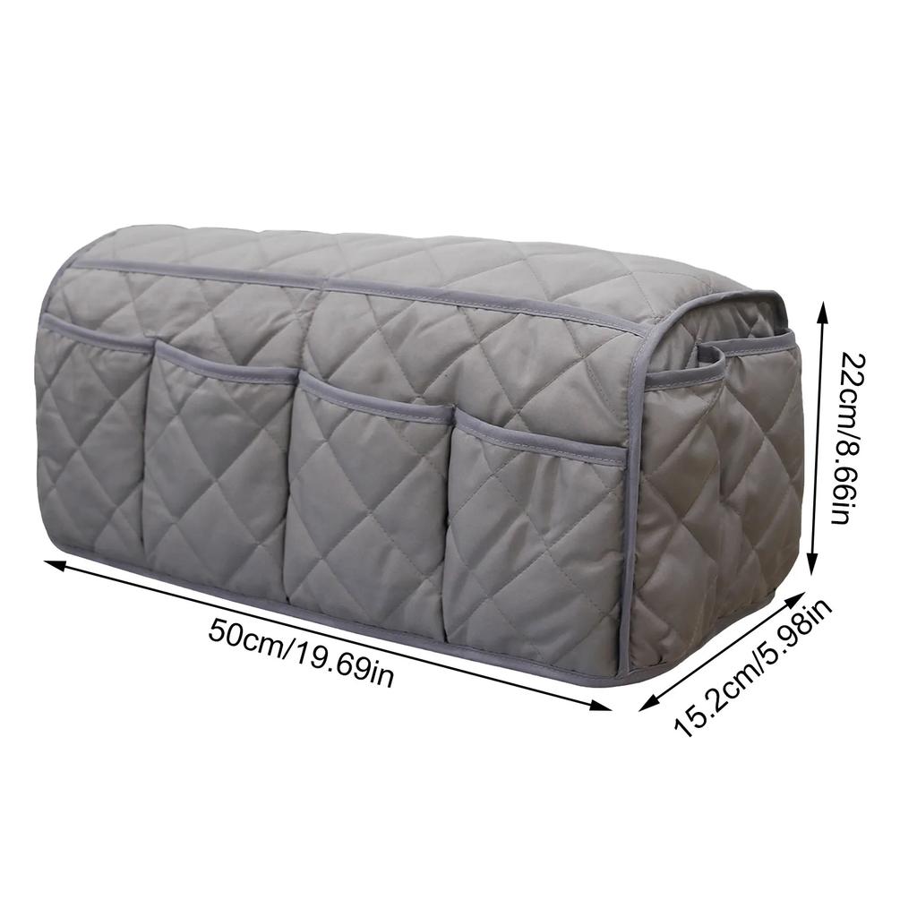 Sofa Side Organizer Caddy 14 Pockets Sofa Armrest Organizers Proof for Remote Control Book Tablet