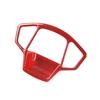 Hand Brake Lever Strip Cover Trim 1* For Jeep Compass 2017- Red Carbon Fiber