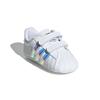 Adidas Superstar Crib Iridescent Baby Sneakers White Cloud-White Core-Black BD8000