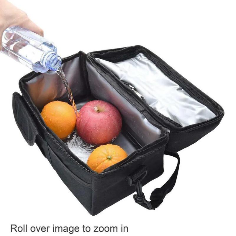 Large Insulated Lunch Bag Adult Kids Men Thermal Cool Hot Food Storage Tote Box