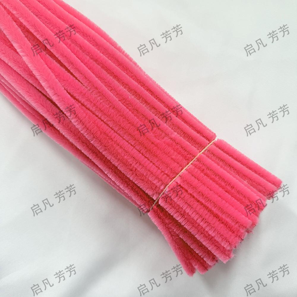 8mm Macaron Color Encrypted Twist Ties Chenille Stems for DIY Toys