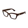 Optical Glasses [Available Prescriptions] Integrated Nose 015 (Black/tortoiseshell Frame/clear Lens) 55mm Dust Bag + Glasses Case (random Color)