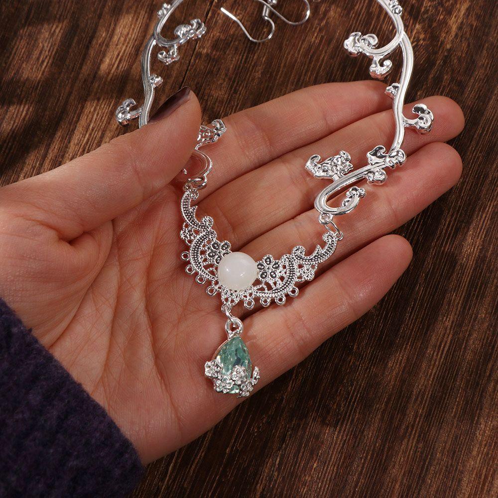 Stirn Sternenklar Glänzende Kopfkette Luxus Hanfu Kopfschmuck Kopfaccessoires