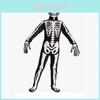Skeleton Character Costume With Luminescent Effect For Childrens Party Performance