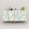 Watercolor Pink Floral Peel and Stick Wallpaper Vinyl Self Adhesive Removable Waterproof Wallpaper for Bathroom Cabinet Decor
