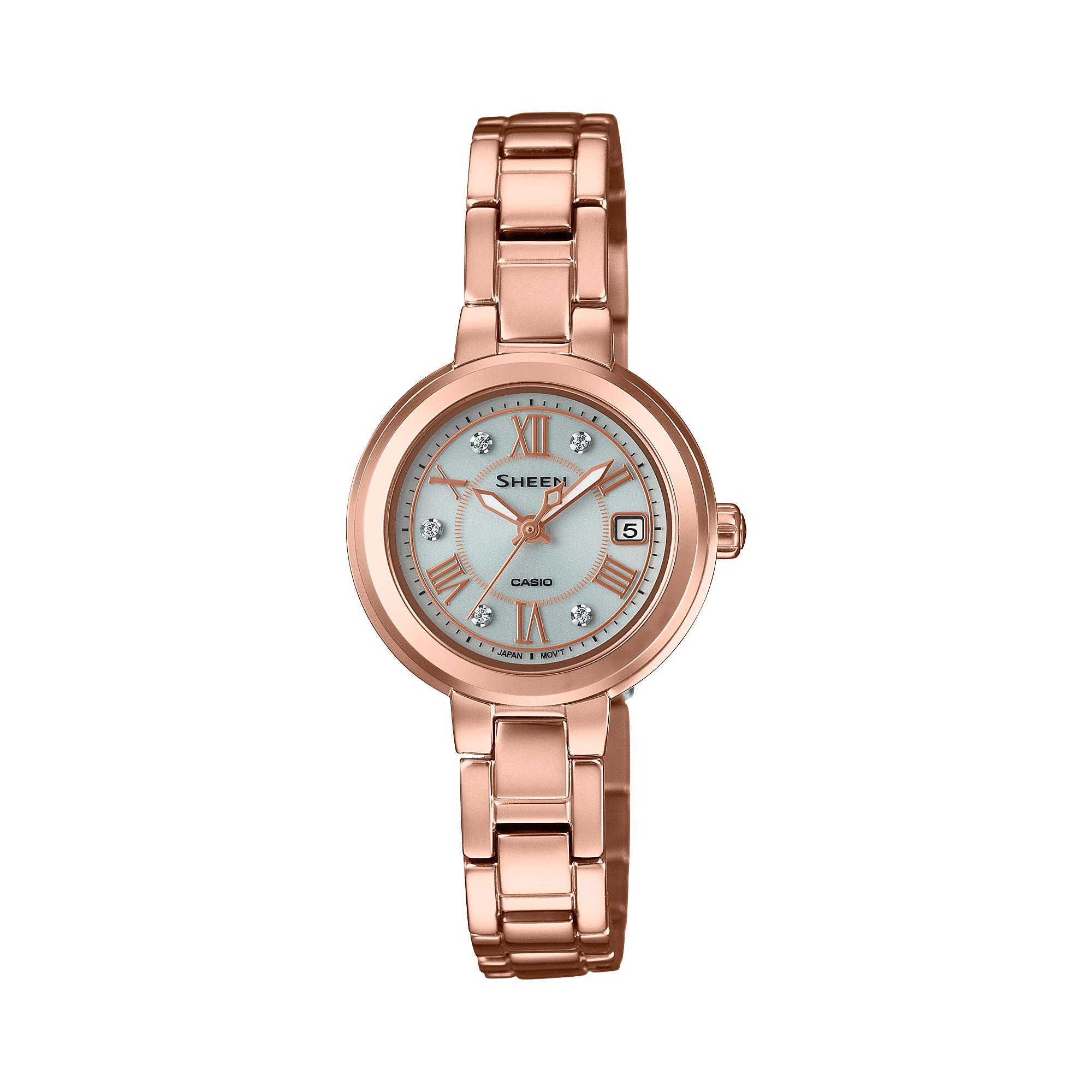 

Casio Men s Analog Quartz Watch SHS-4523PG-7A белый