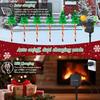 6 Pack Solar Xmas Tree Light 6 Modes Xmas Tree Candy Cane Light USB Rechargeable Decorative Pathway Light for Courtyard Balcony