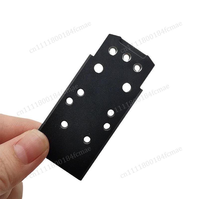 2026 Tactical CNC Metal P320 M17 M18 Rear Sight Mount Plate Base Fit For S g Rm S o Universal Red Dot Sight Accessories2