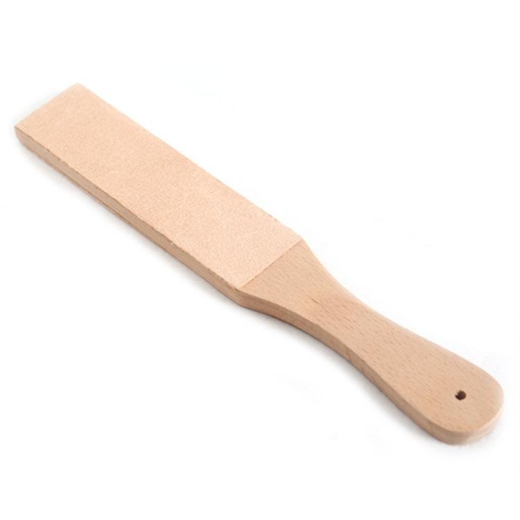 Kit de Afilado de Herramientas de Cuero DIY: Incluye tabla de afilar, pasta y cuchillo giratorio para cuero curtido al vegetal.