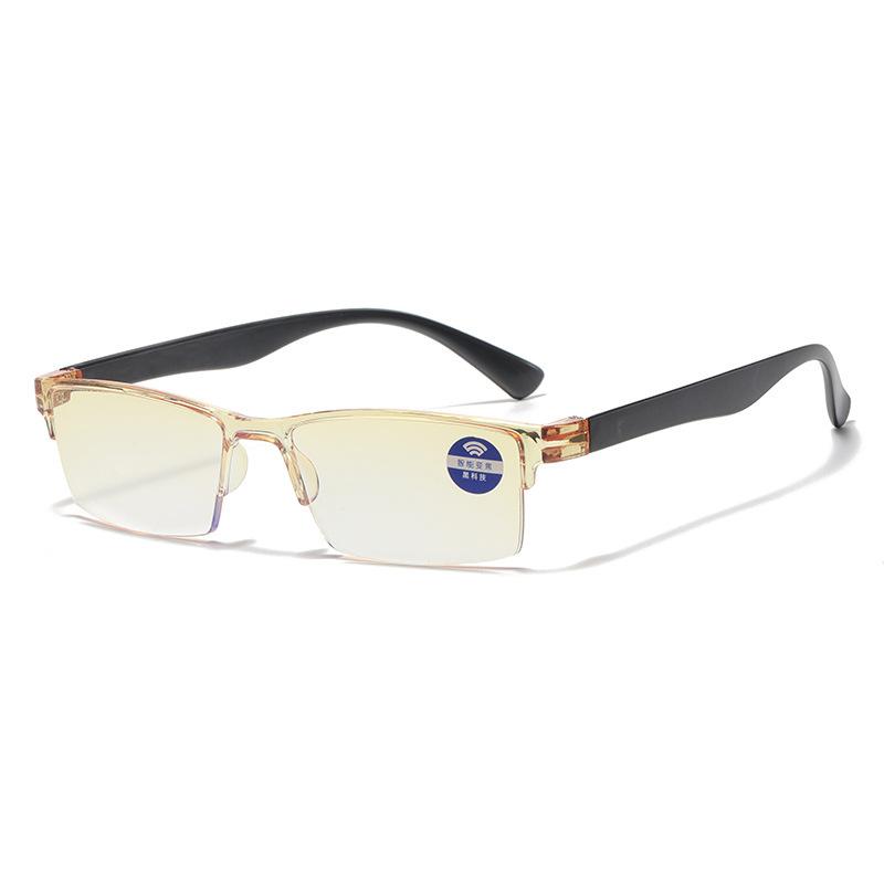 

Intelligent Zoom High Definition Elderly Glasses Simple Anti-Blue Mirror Integrated Borderless Reading Glasses Batch
