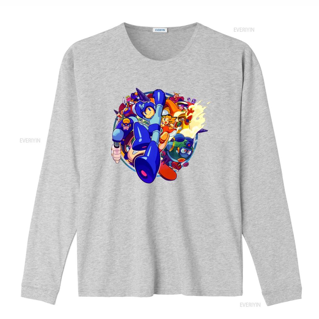 Mega Boy Rockman Collage Kunst Premium T-Shirt Japan Klassisches Spiel Vintage Gewaschen Bequem Streetwear Stilvoll Vielseitig homme